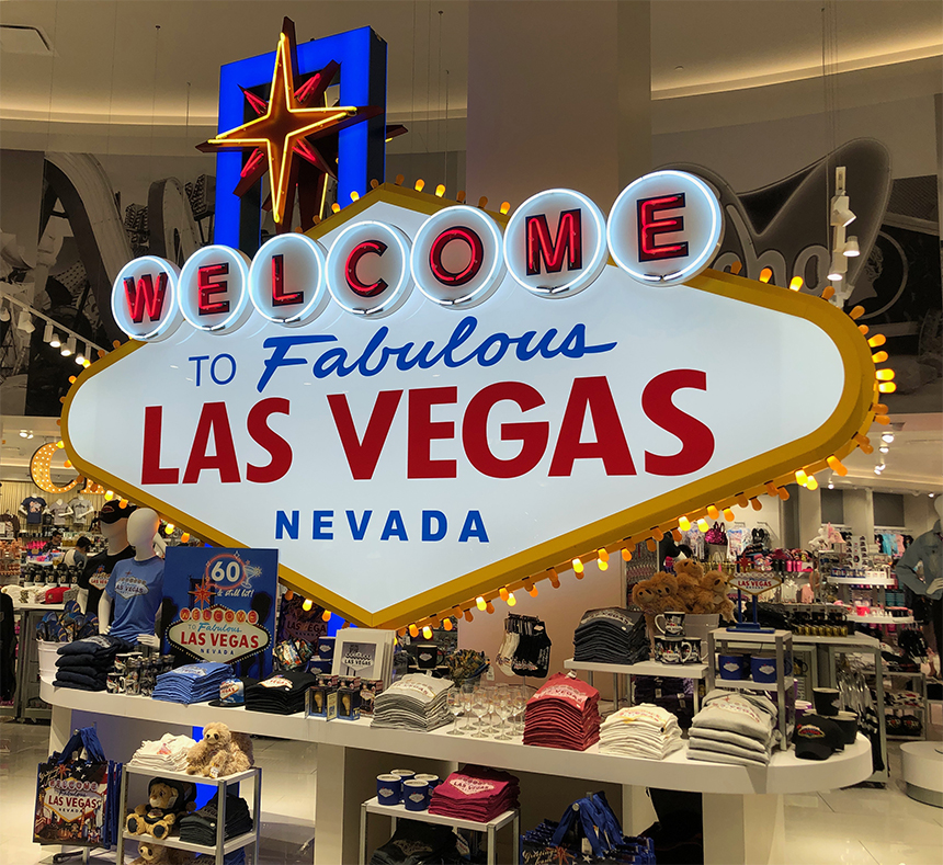 The Grand Canal Shoppes Opens New Location For Iconic Welcome To Las Vegas  Gift Shop - Marshall Retail Group